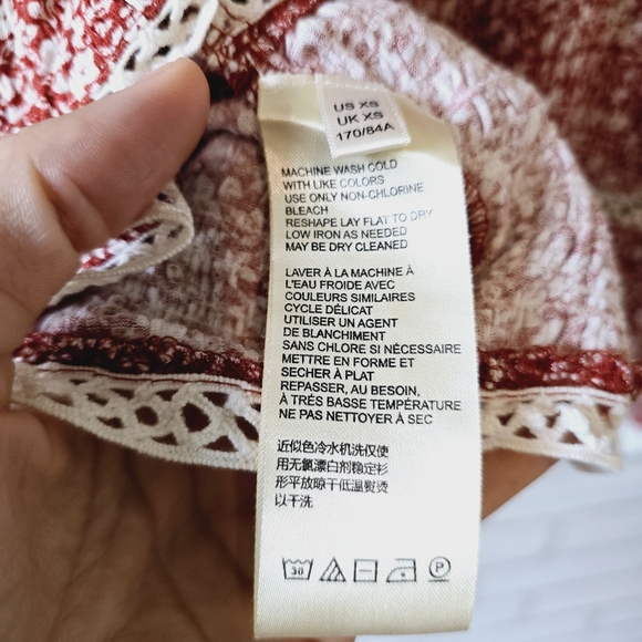 Anthro. Maeve open back Top - Picture 8 of 8